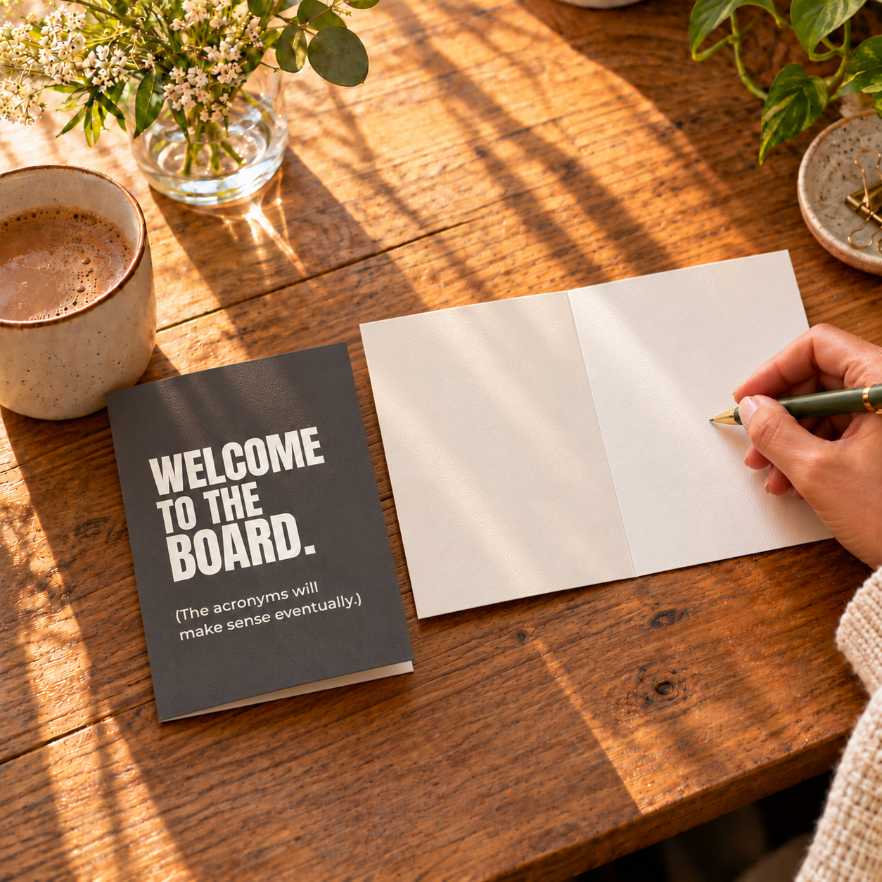 What to Write in a Card for a Board Member (By Occasion)