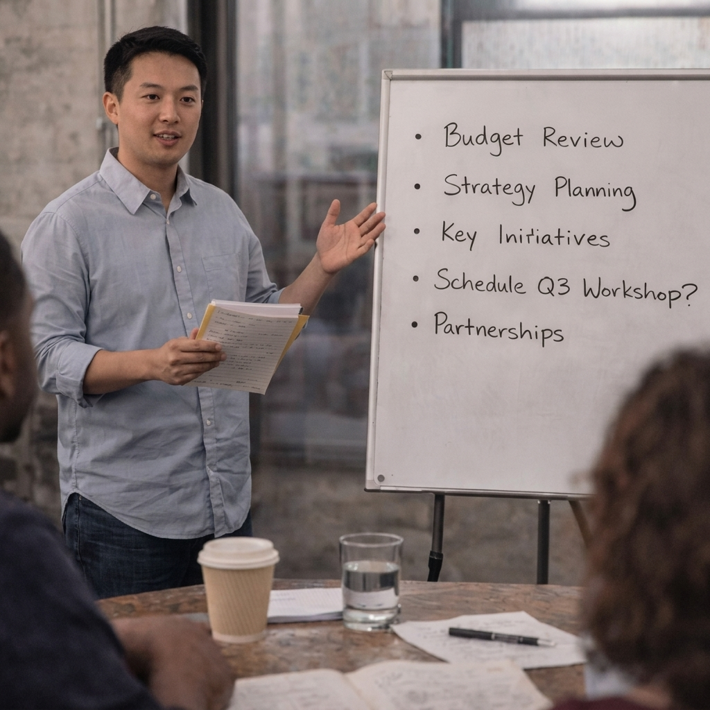 How to Present an Agenda