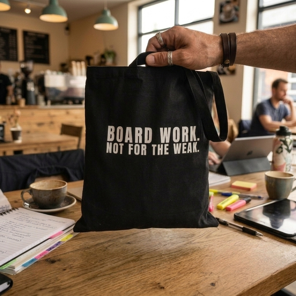Board Member Tote Bag | Board Work. Not for the Weak.