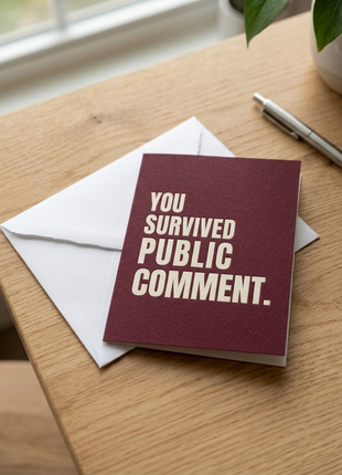 Funny Departing Board Member & Volunteer Card