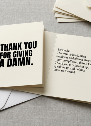 Funny Departing Board Member & Volunteer Card