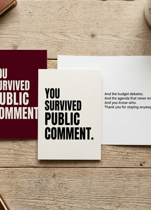 Funny Departing Board Member & Volunteer Card