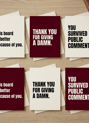 Funny Departing Board Member & Volunteer Card