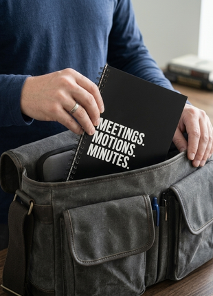 Meetings. Motions. Minutes. Board Member Notebook