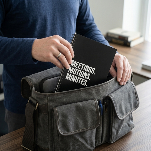 Meetings. Motions. Minutes. Board Member Notebook