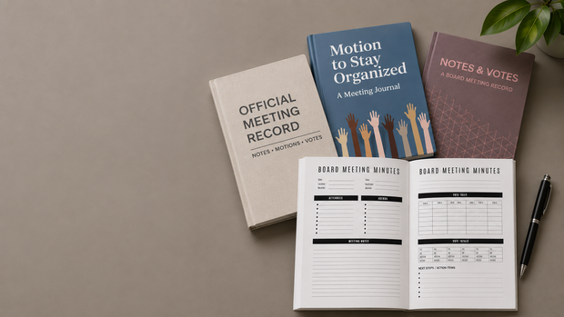 <h2>Complimentary <br/>Meeting Journal</h2>