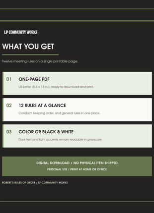 Robert’s Rules of Order | 12 Golden Rules