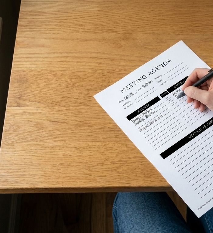 <h1>Better Meetings Start with the Agenda</h1>